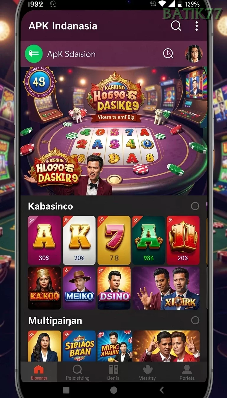 Cuplikan layar 8368SLOT — pengaturan akun
