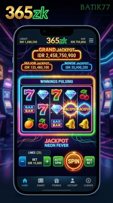 Cuplikan layar 567LUCK — menu navigasi