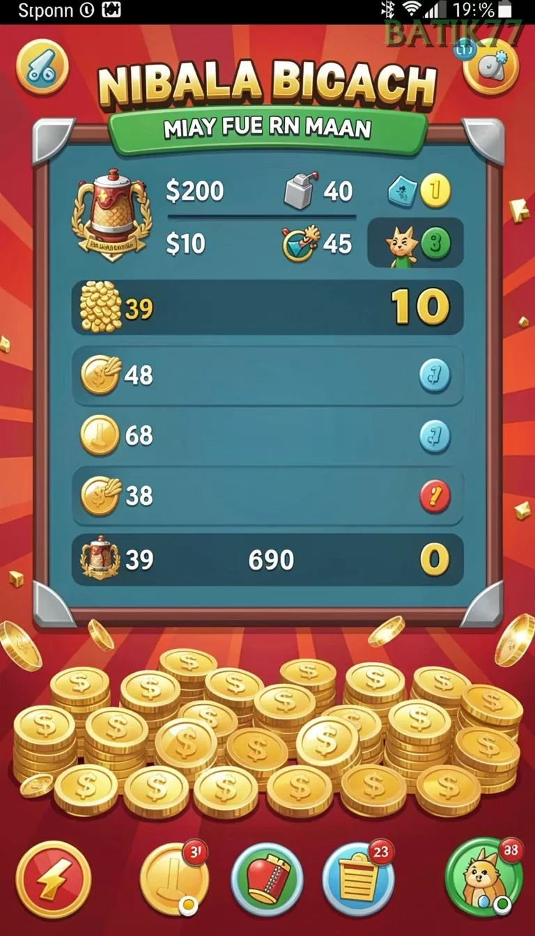 Cuplikan layar GACOR88 — menu navigasi